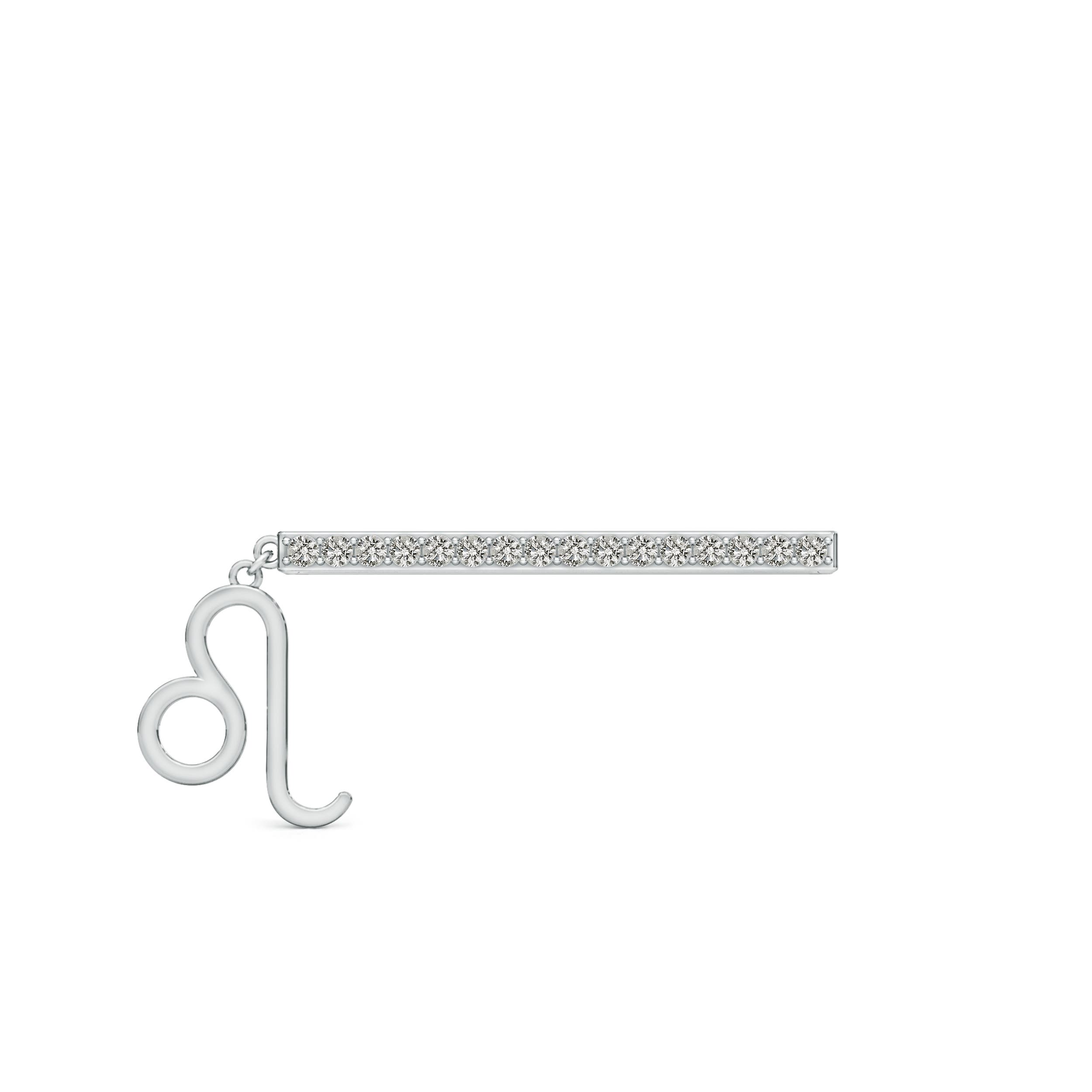 K, I3 / 0.13 CT / 14 KT White Gold