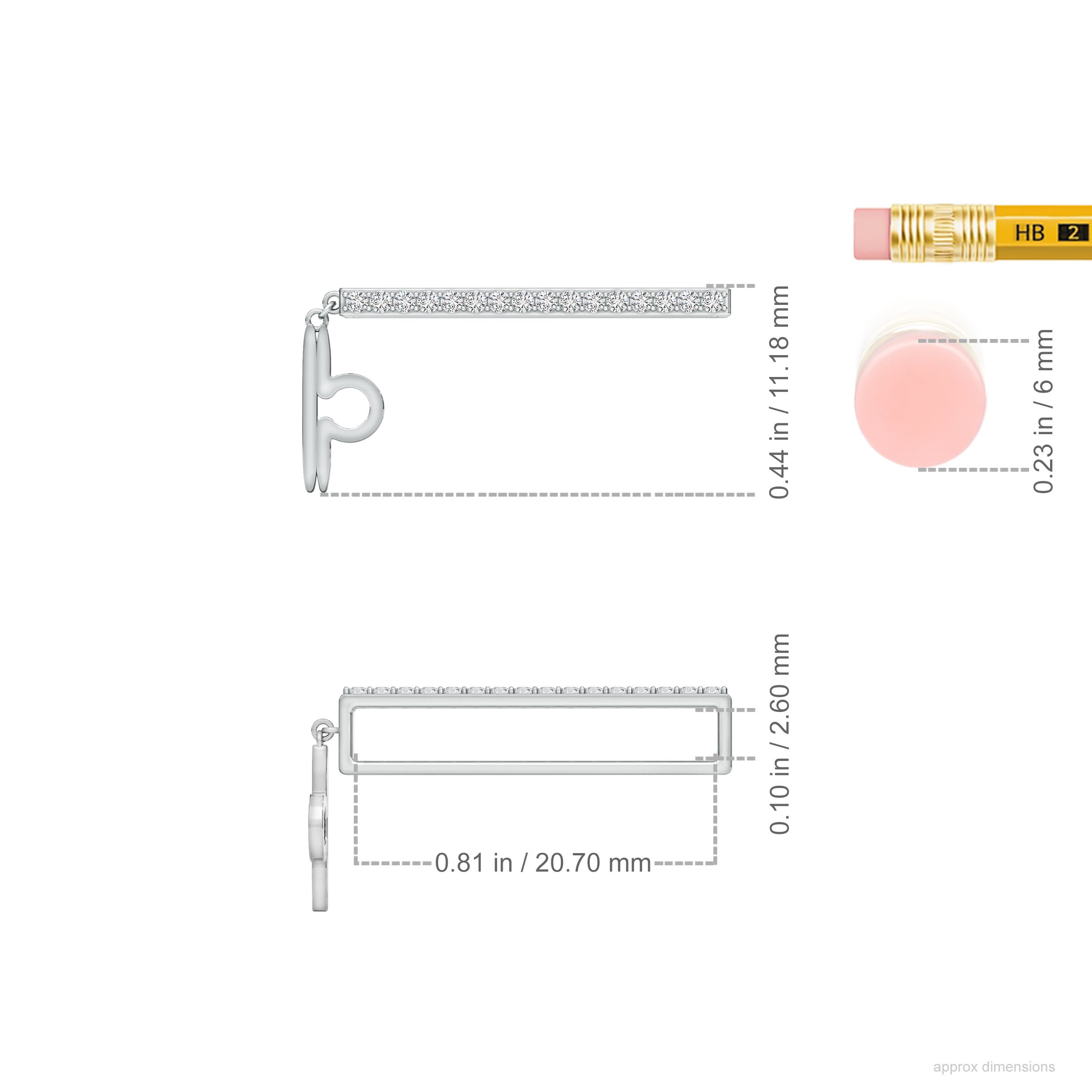 H, SI2 / 0.13 CT / 14 KT White Gold