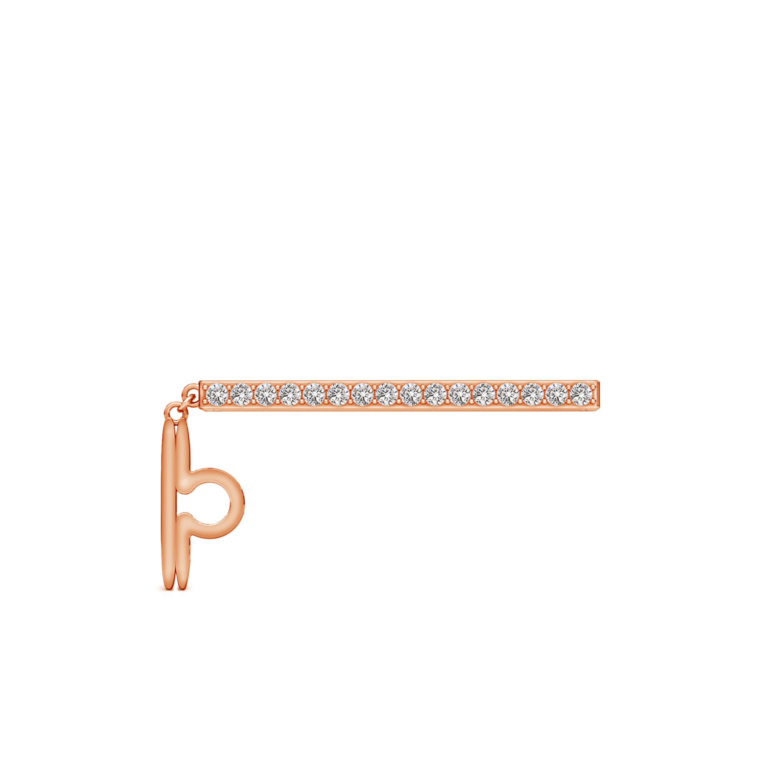 I-J, I1-I2 / 0.13 CT / 14 KT Rose Gold