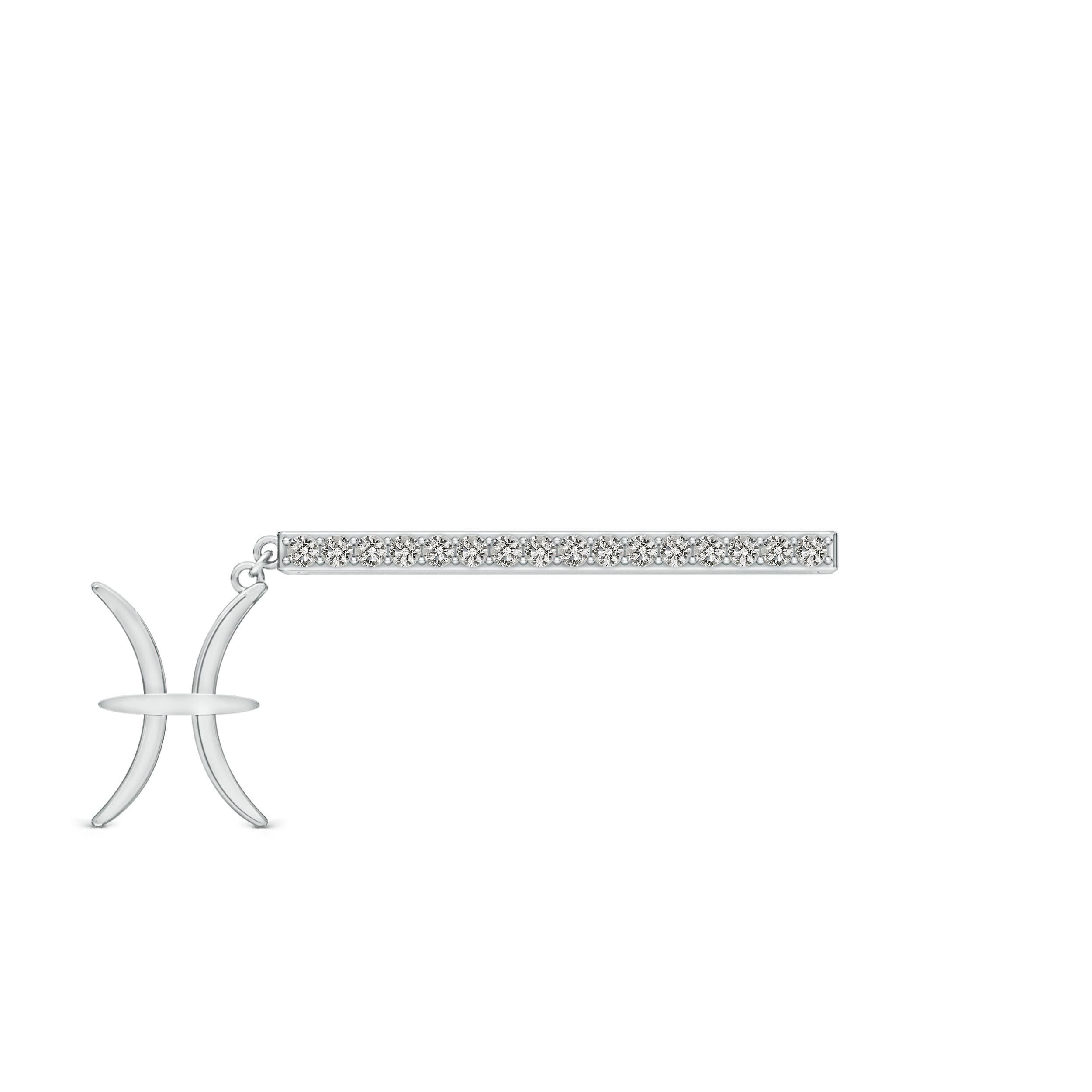 K, I3 / 0.13 CT / 14 KT White Gold