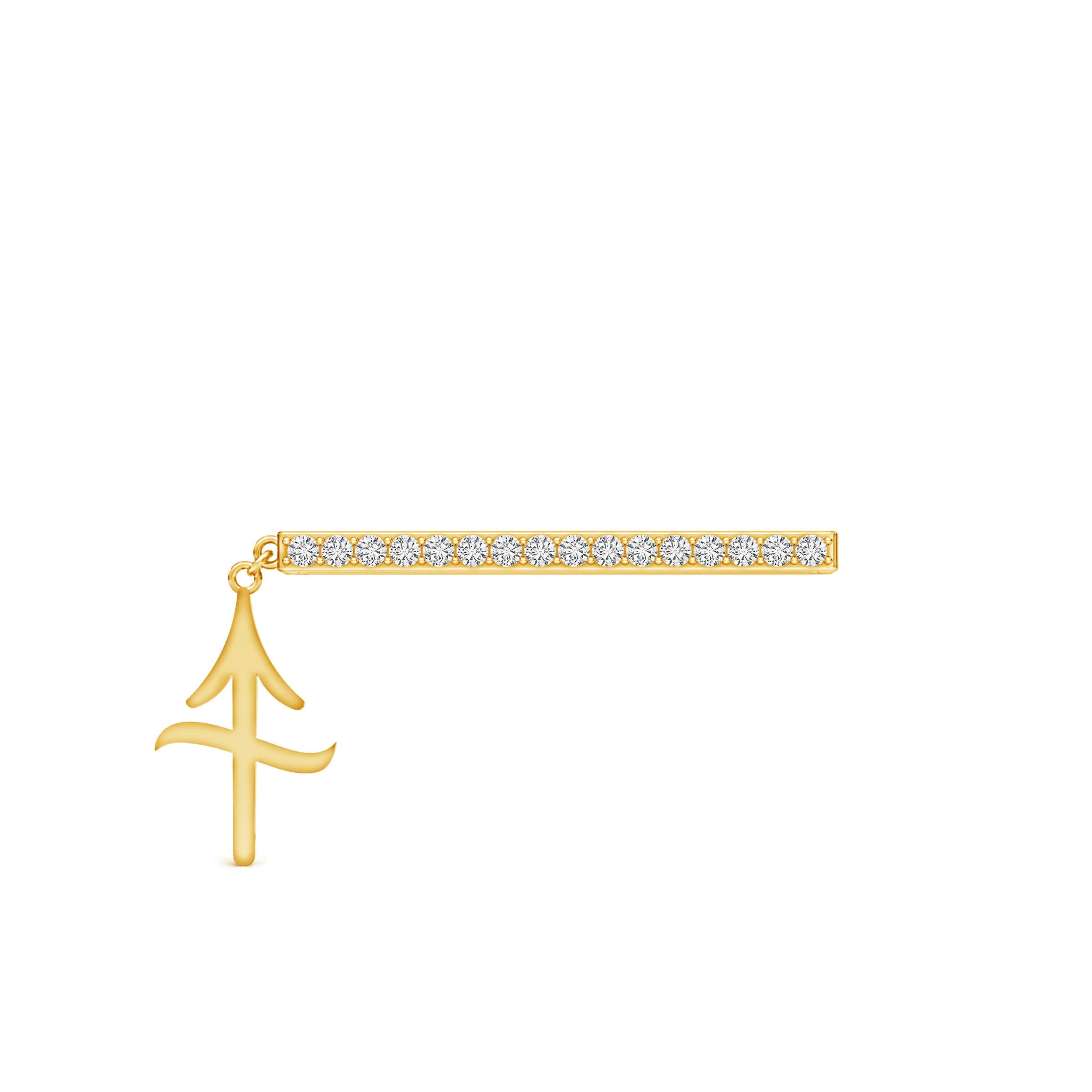 H, SI2 / 0.13 CT / 14 KT Yellow Gold