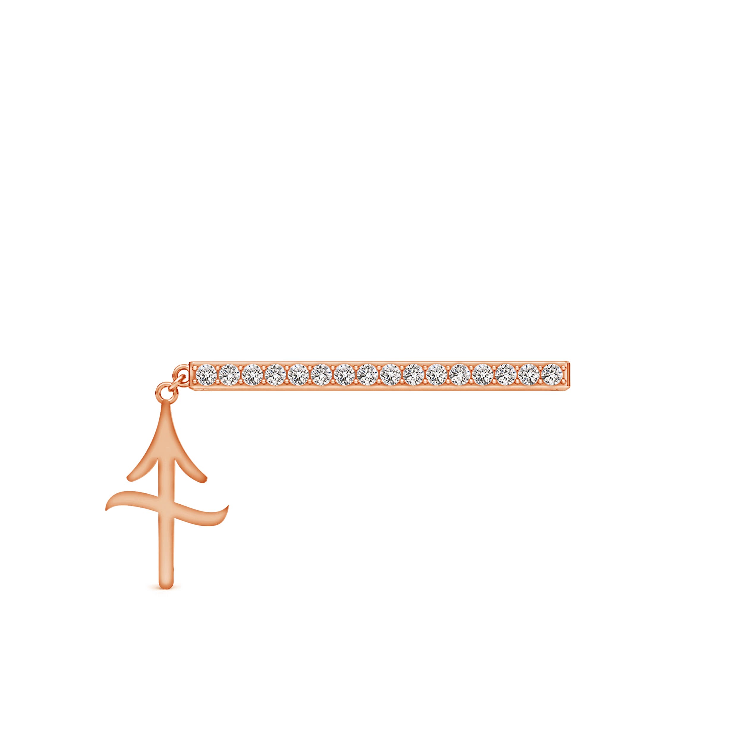 I-J, I1-I2 / 0.13 CT / 14 KT Rose Gold