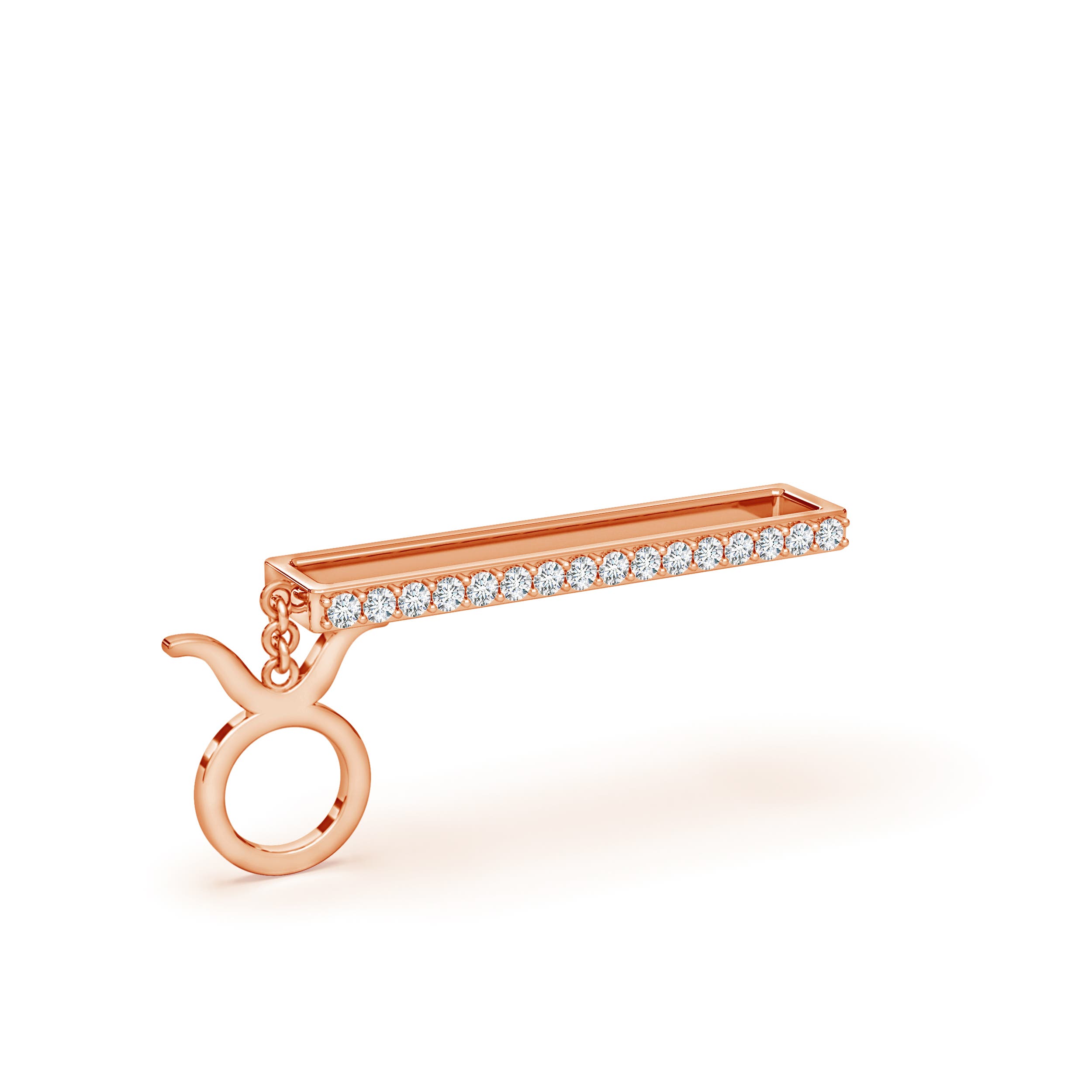 G, VS2 / 0.13 CT / 14 KT Rose Gold