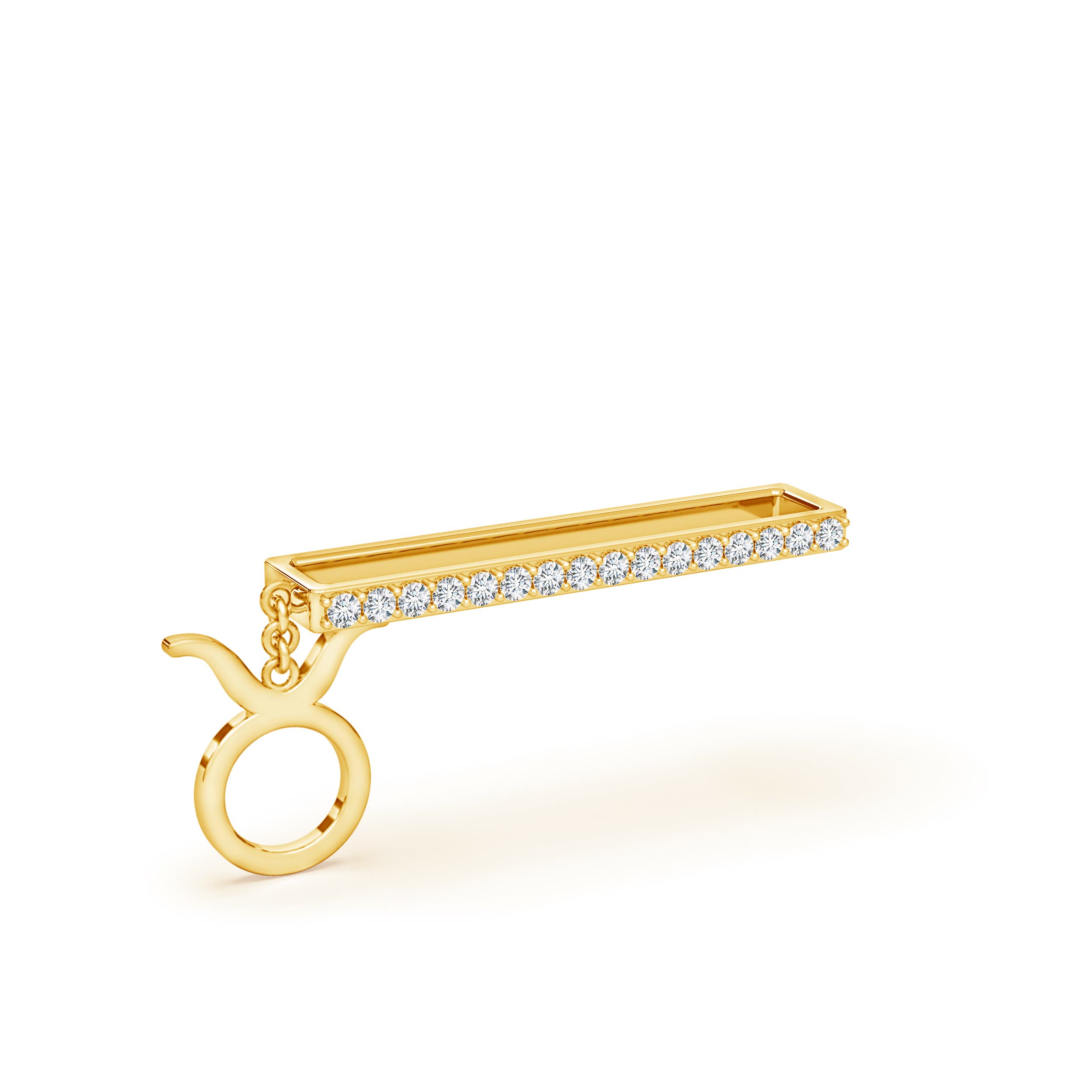 G, VS2 / 0.13 CT / 14 KT Yellow Gold