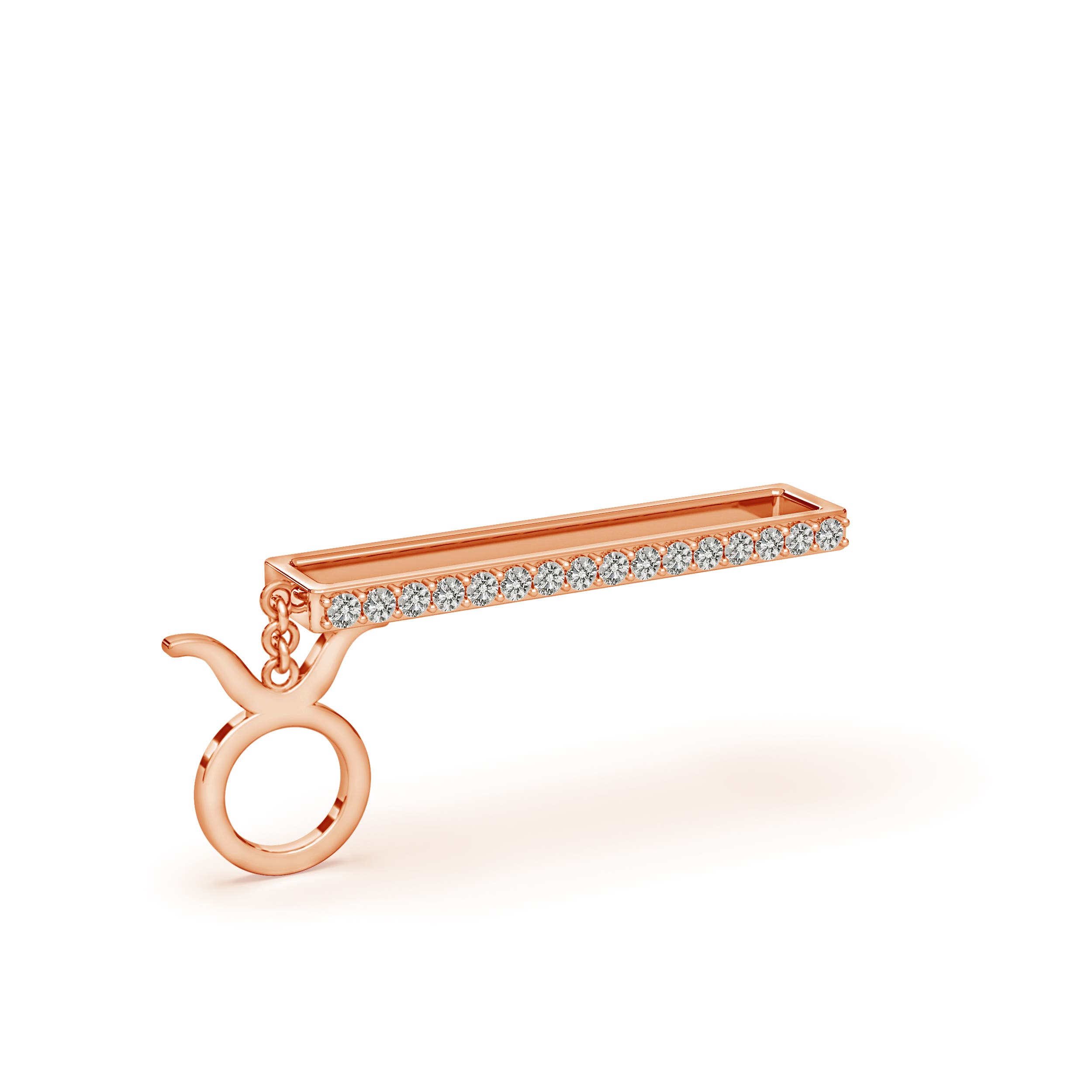 K, I3 / 0.13 CT / 14 KT Rose Gold