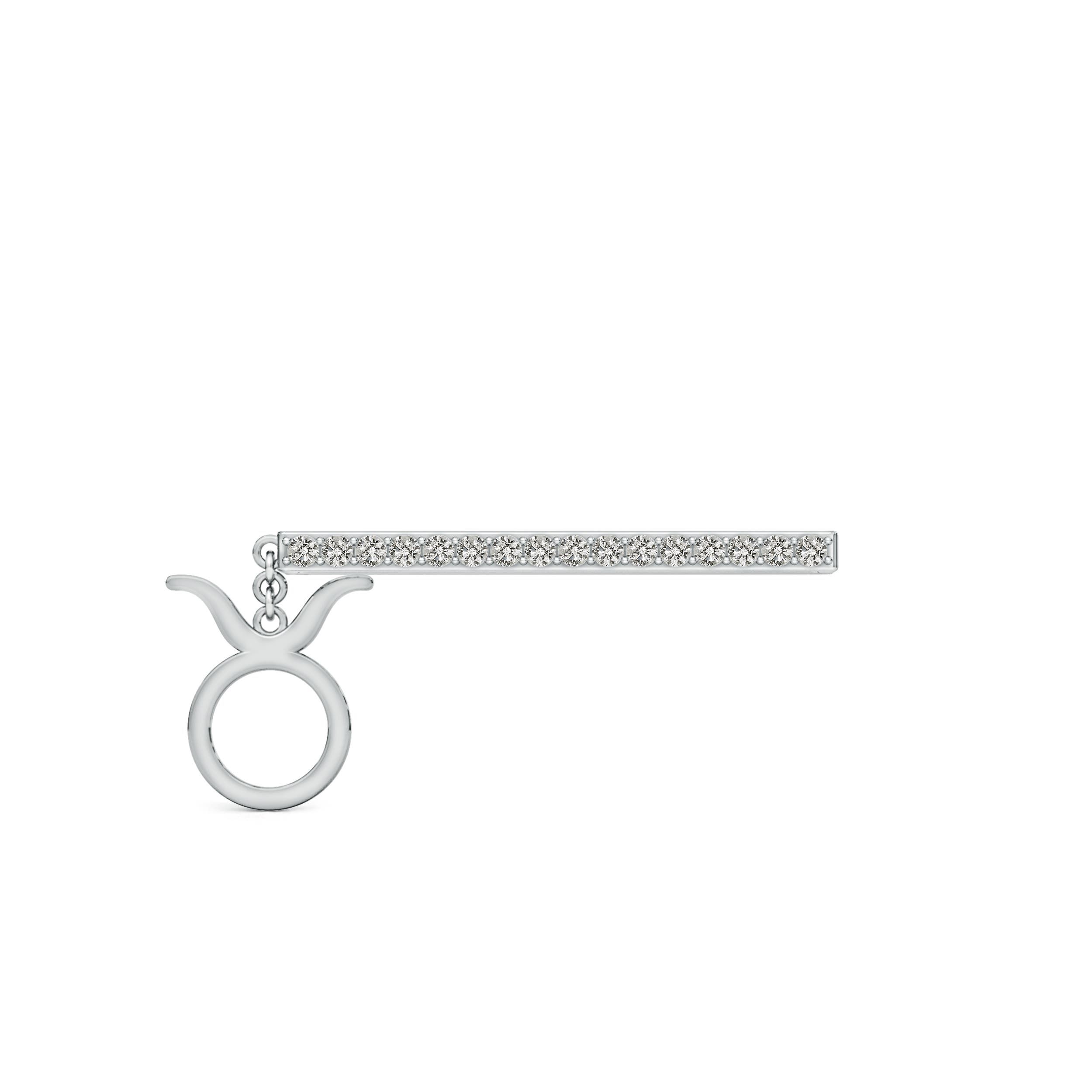 K, I3 / 0.13 CT / 14 KT White Gold