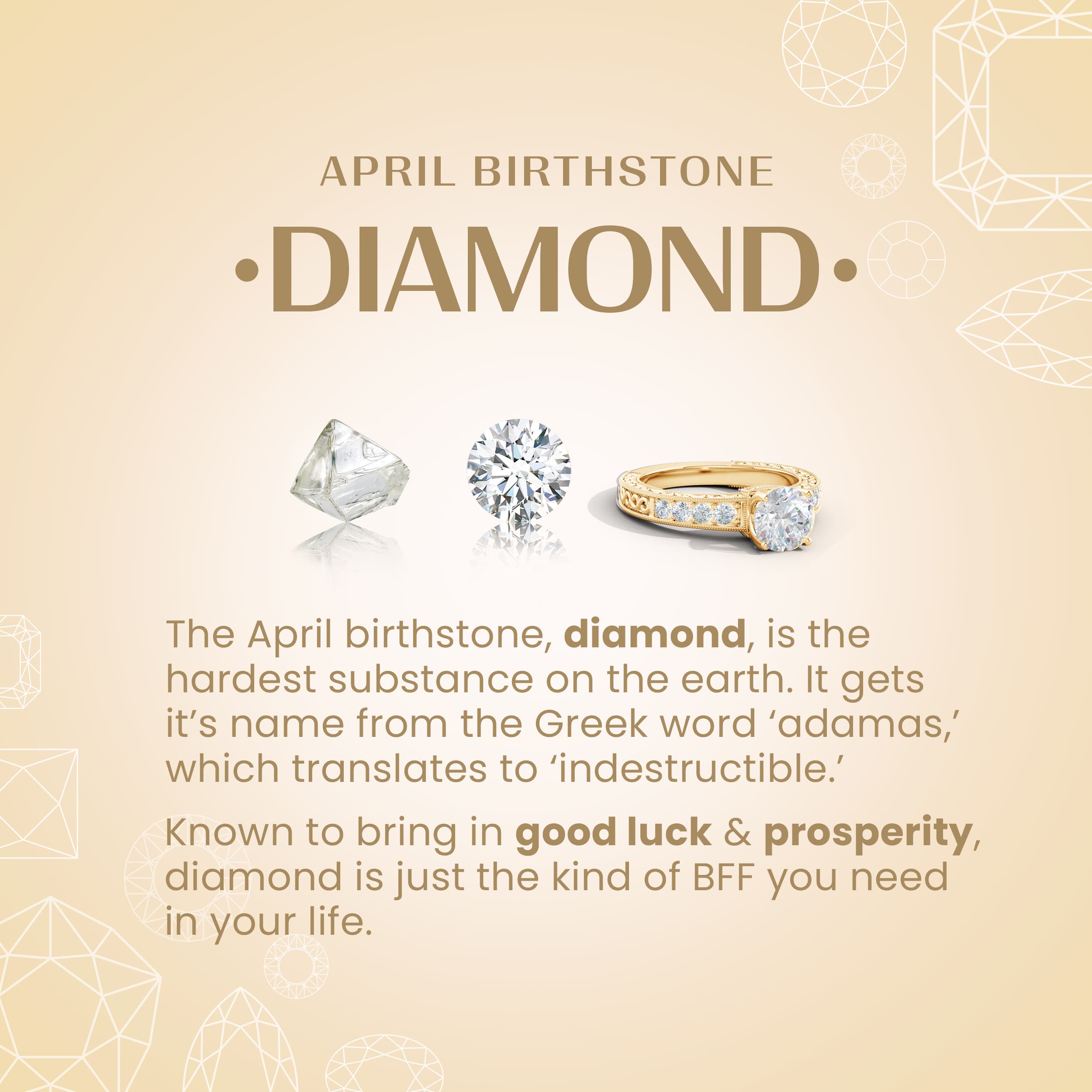 Angara Natural Classic Round Diamond Zig Zag Ring in 14K Solid Gold (0.8MM) - Picture 18 of 40