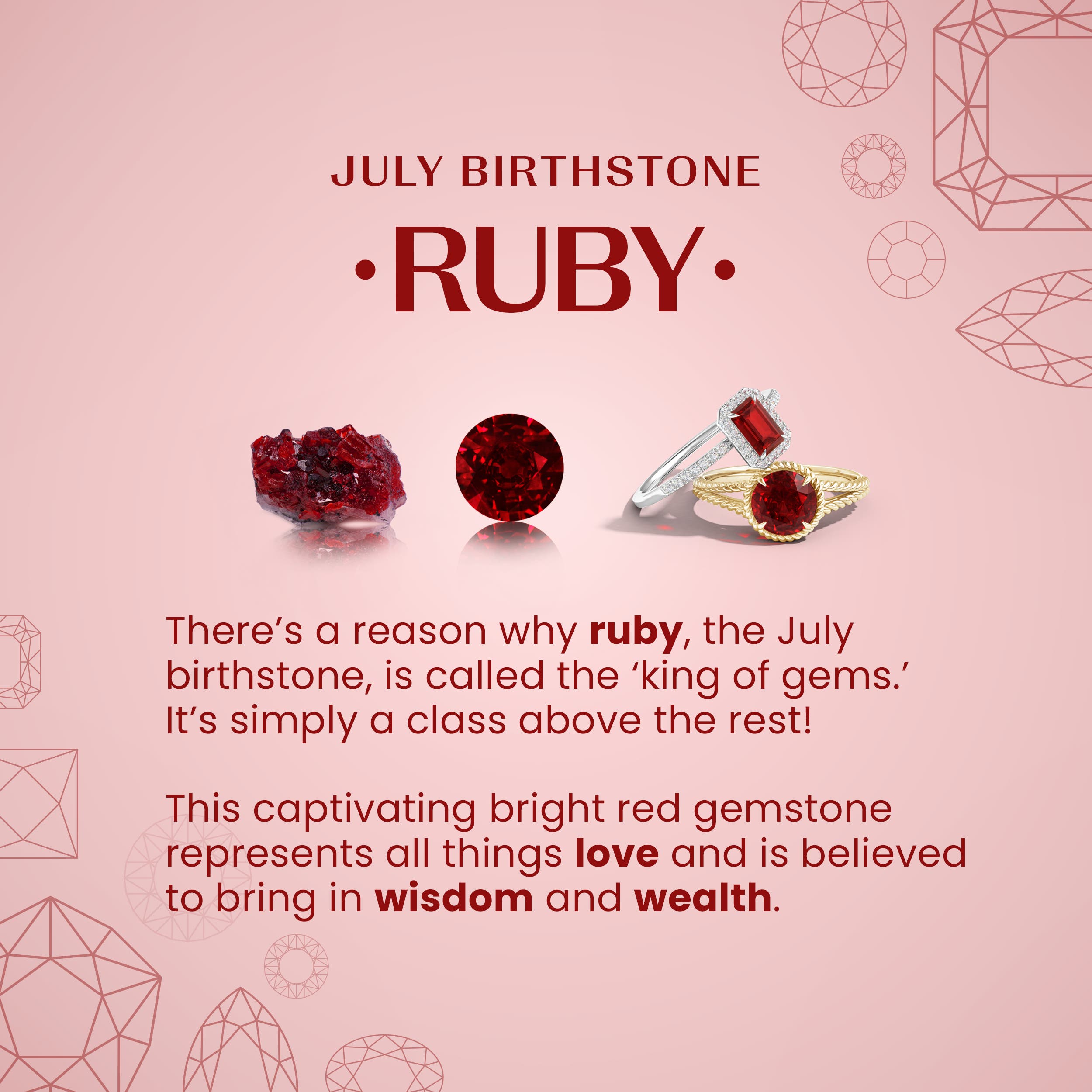 ANGARA Channel Ruby and Diamond Half Eternity Ring in 14K Gold (AAAA | 0.72 Ct) - Picture 16 of 36