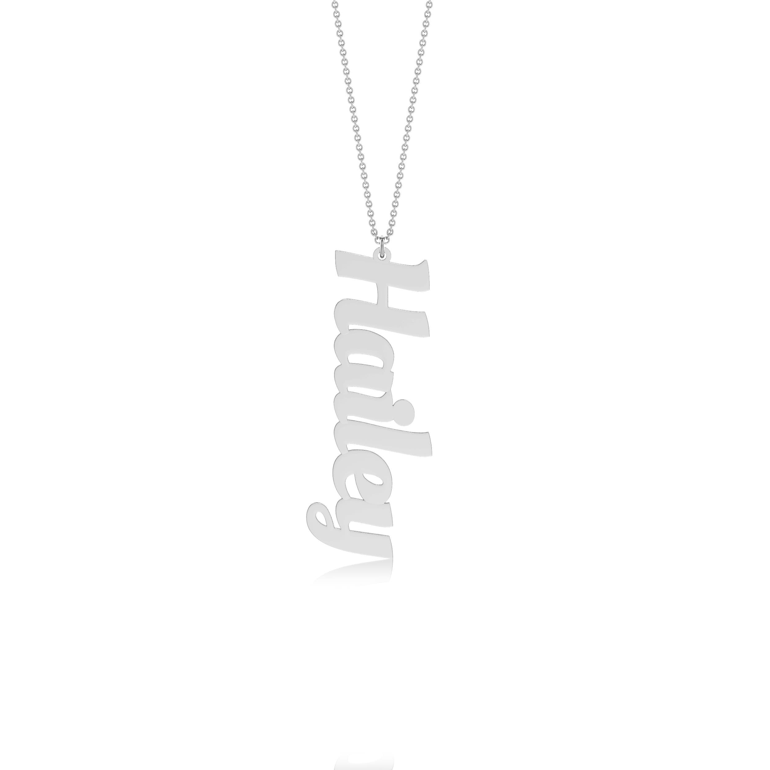 Customized Vertical Name Necklace