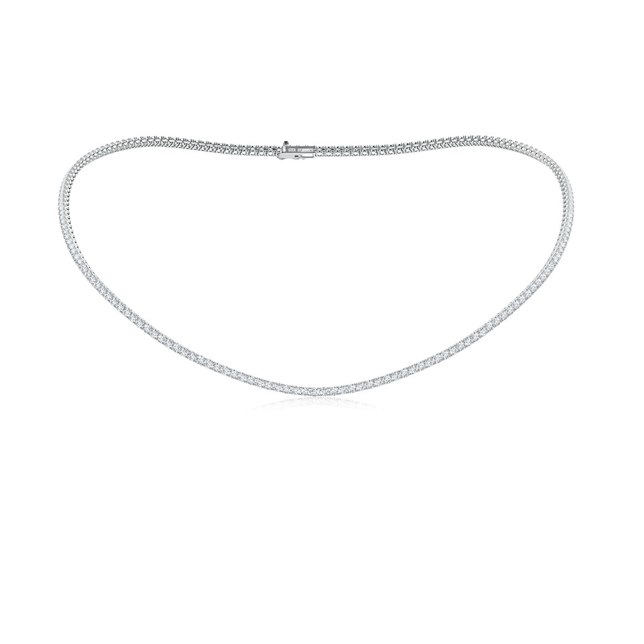 2mm FGVS 16" Prong-Set Lab-Grown Diamond Tennis Necklace in White Gold 