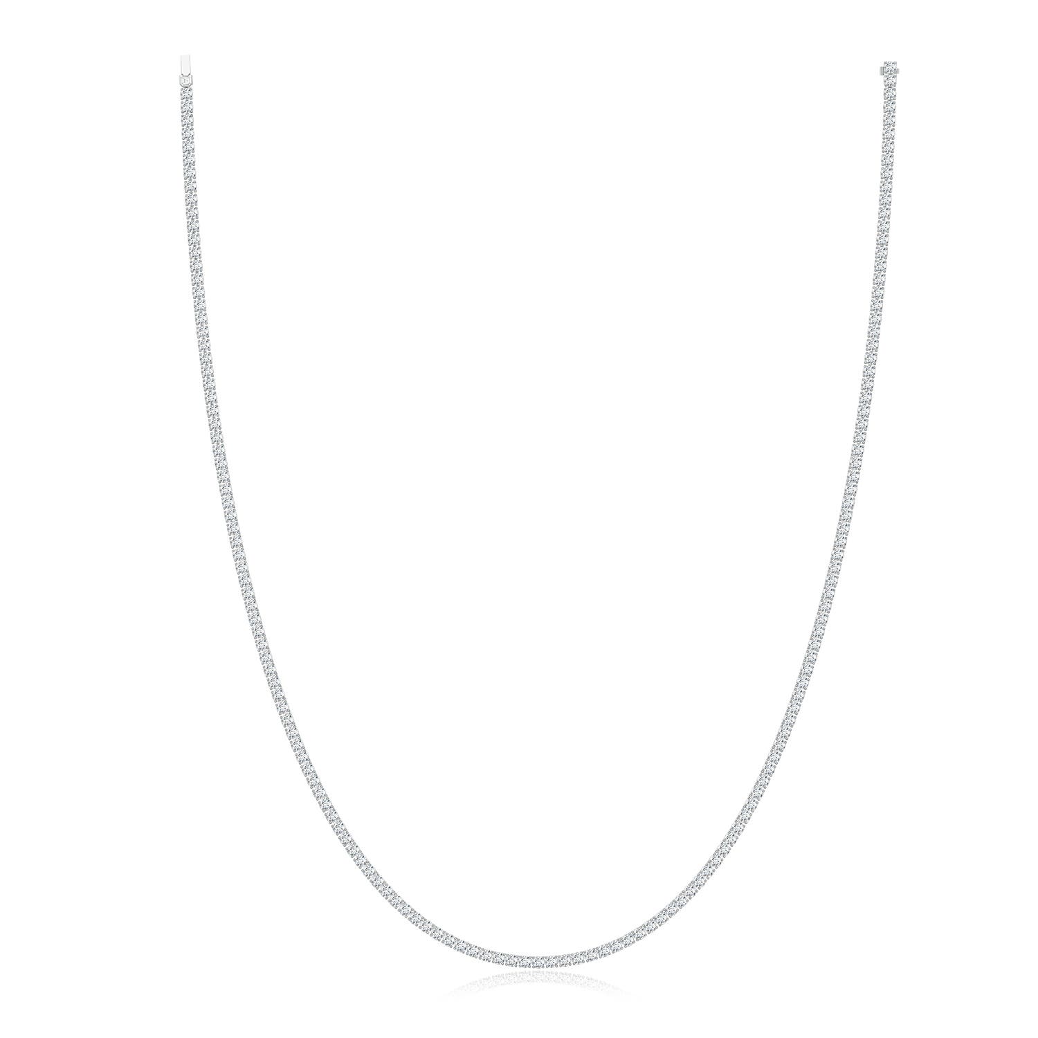 3.2mm FGVS Lab-Grown Diamond Men’s Tennis Necklace in White Gold