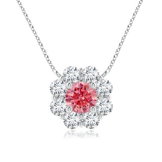 Round Fancy Intense, VS Lab Grown Pink Diamond
