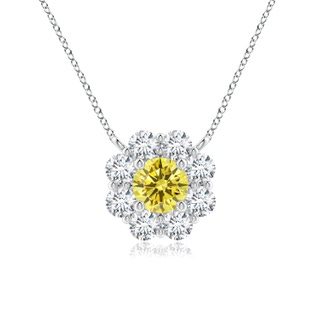 Round Fancy Intense, VS Lab Grown Yellow Diamond