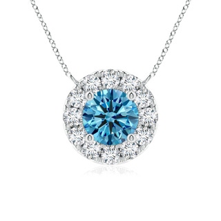 Round Fancy Intense, VS Lab Grown Blue Diamond