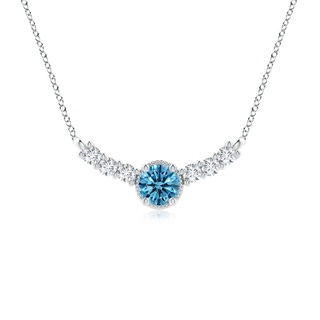 Round Fancy Intense, VS Lab Grown Blue Diamond
