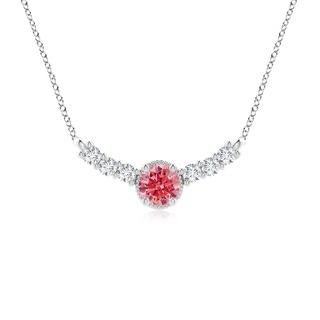 Round Fancy Intense, VS Lab Grown Pink Diamond
