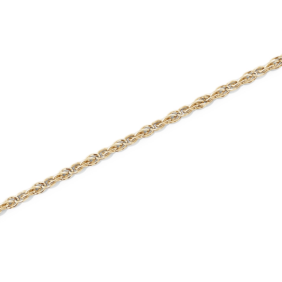 18" Rope Chain Necklace in Yellow Gold side 199