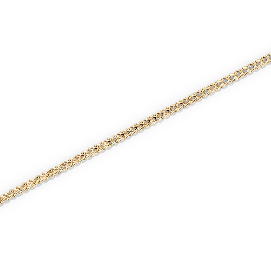 18" Singapore Foxtail Chain Necklace in Yellow Gold side 199