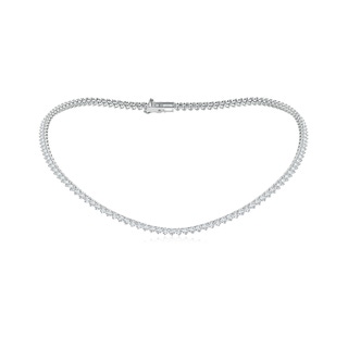 3mm GVS2 16" Three-Prong Set Diamond Tennis Necklace in White Gold