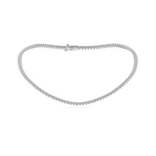 3mm KI3 16" Three-Prong Set Diamond Tennis Necklace in White Gold