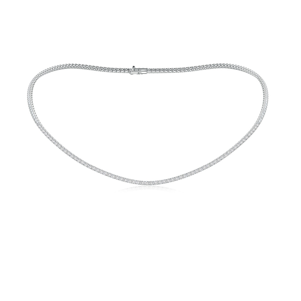 2mm HSI2 16" Prong-Set Diamond Tennis Necklace in White Gold