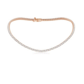 3.5mm GVS2 16" Prong-Set Diamond Tennis Necklace in Rose Gold