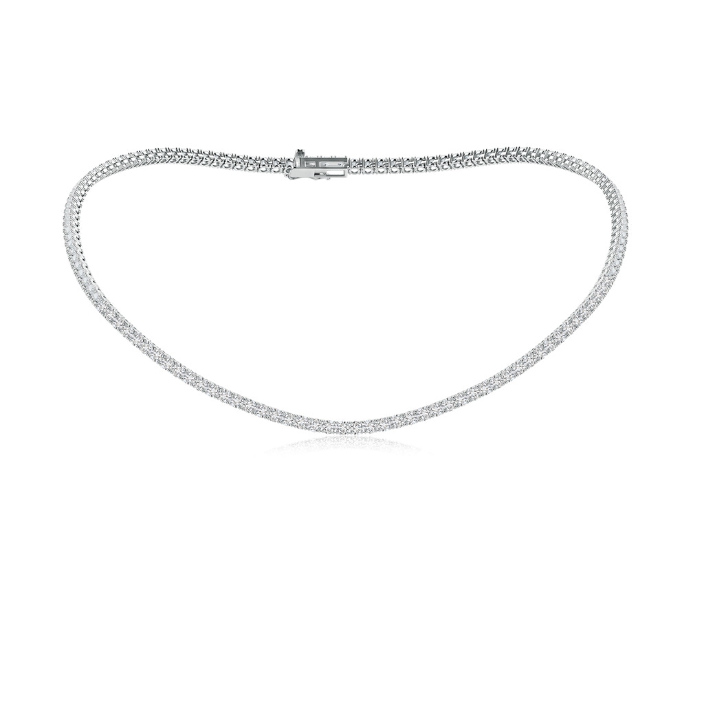 3mm HSI2 16" Prong-Set Diamond Tennis Necklace in White Gold