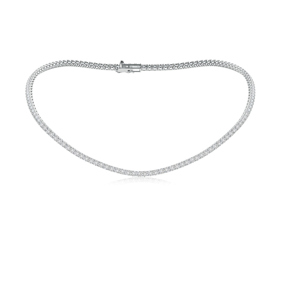 3mm HSI2 16" Prong-Set Diamond Tennis Necklace in White Gold 