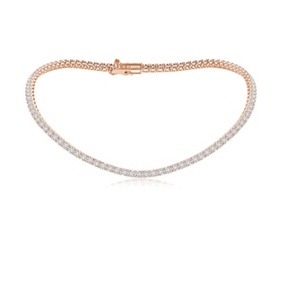 4mm HSI2 16" Prong-Set Diamond Tennis Necklace in Rose Gold