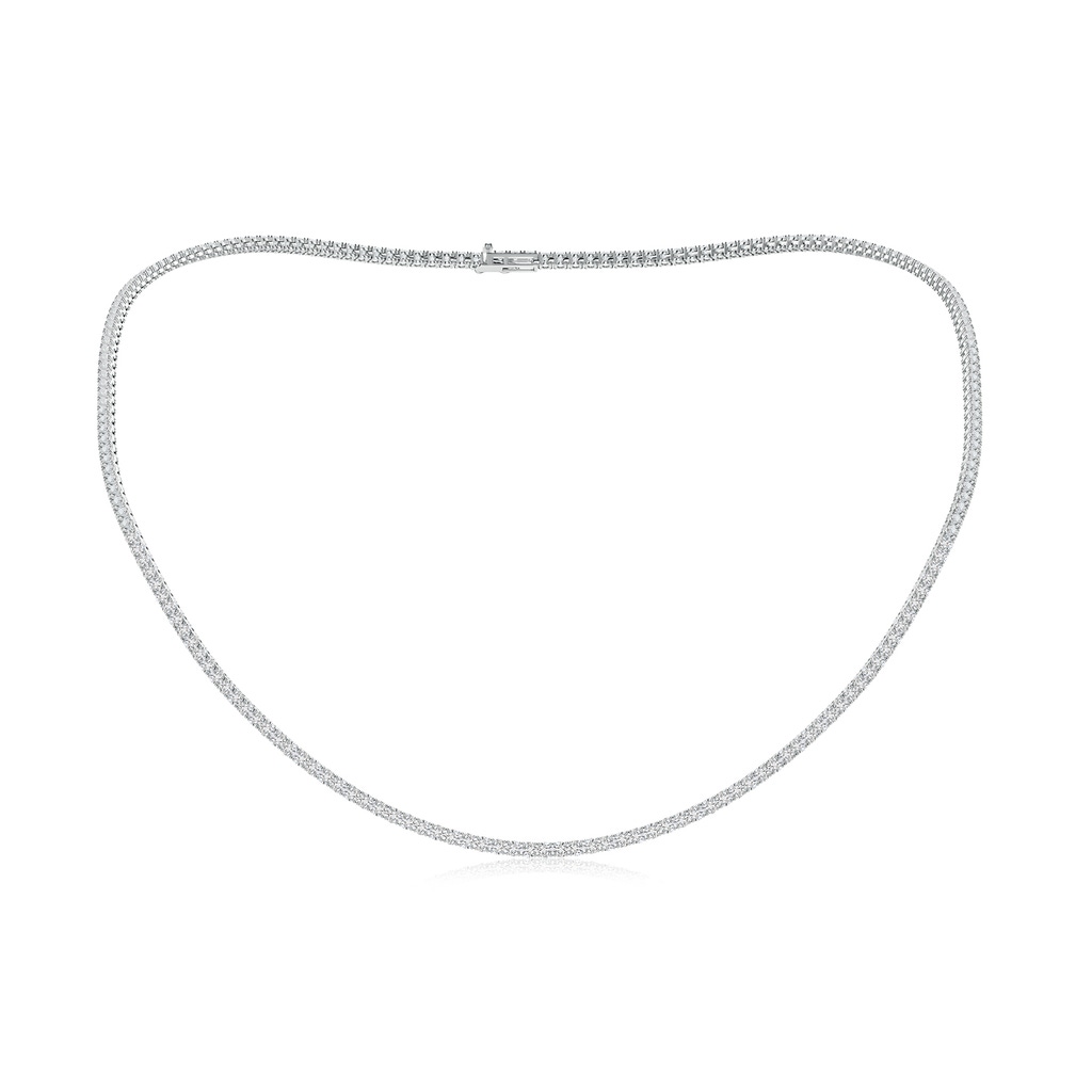 2mm HSI2 18" Prong-Set Diamond Tennis Necklace in White Gold