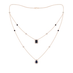 Fashion Blue Sapphire Fashion Necklaces & Pendants
