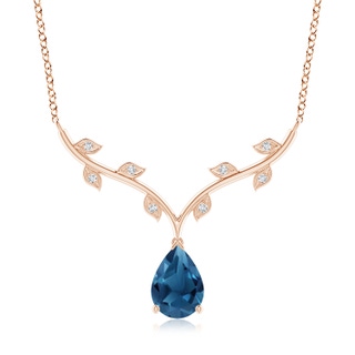 Pear AA London Blue Topaz