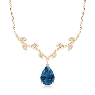Pear AA London Blue Topaz