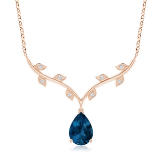 Pear AAA London Blue Topaz