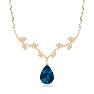 Pear AAA London Blue Topaz