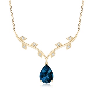 Pear AAAA London Blue Topaz