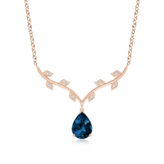 Pear AAAA London Blue Topaz