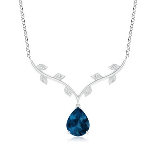 Pear AAA London Blue Topaz