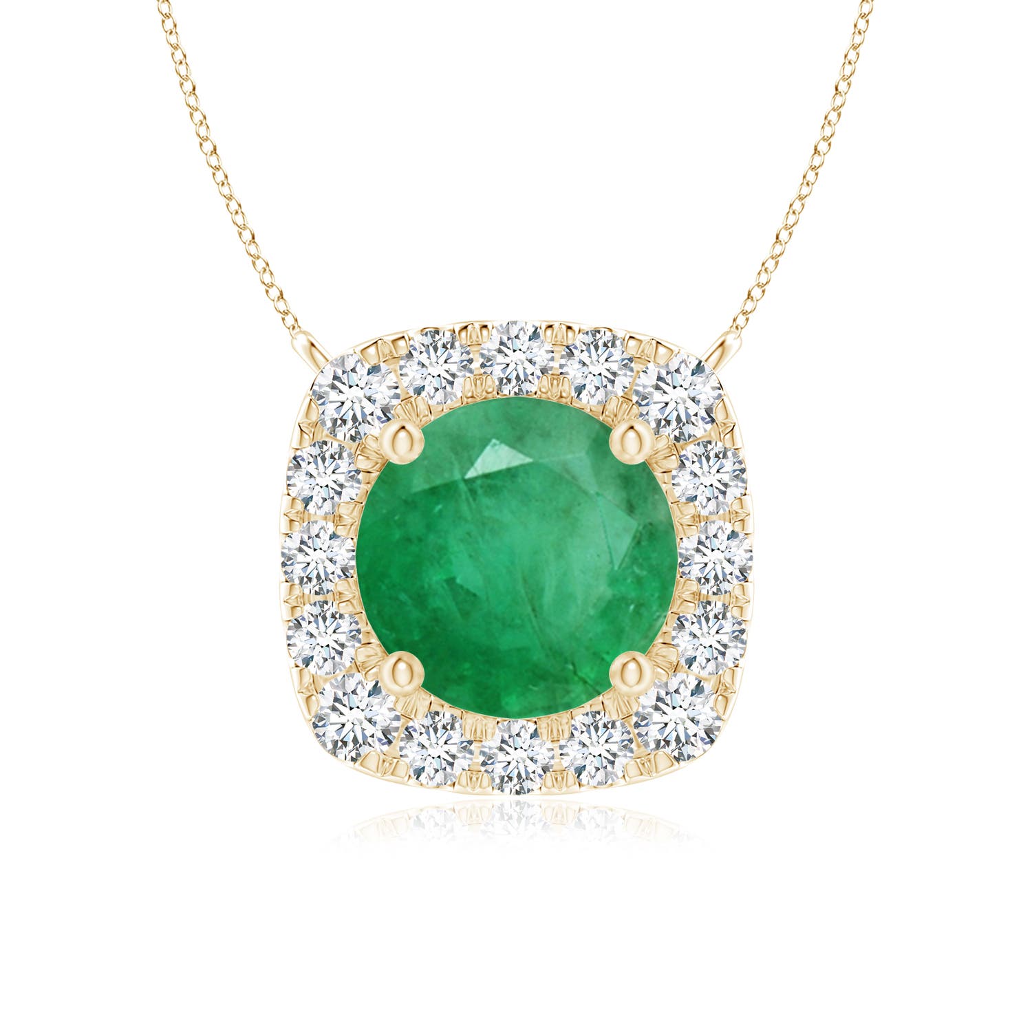 A - Emerald / 0.94 CT / 14 KT Yellow Gold