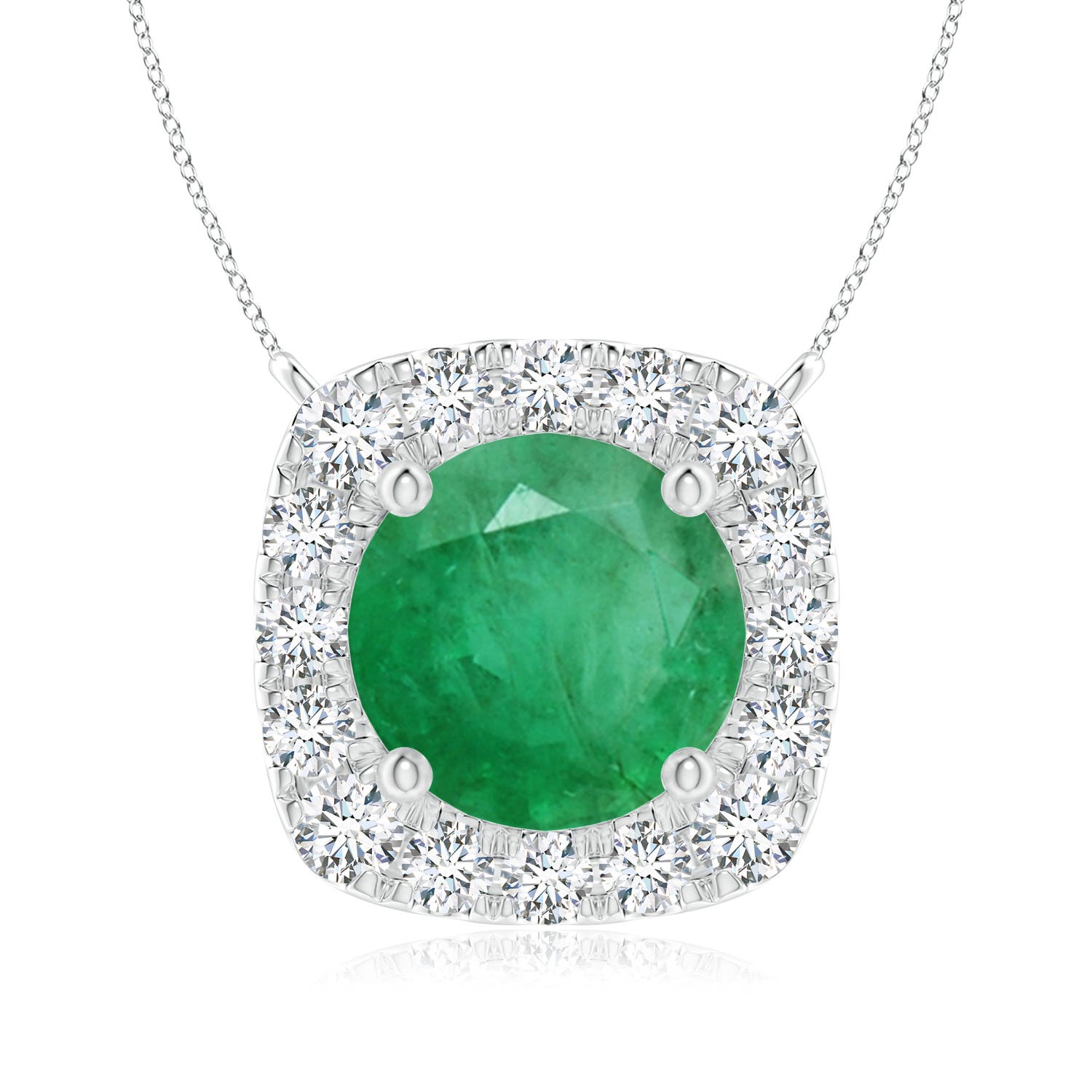 A - Emerald / 1.49 CT / 14 KT White Gold