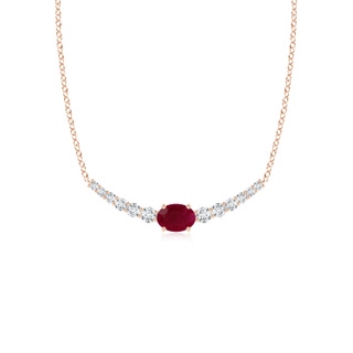 Oval A Ruby