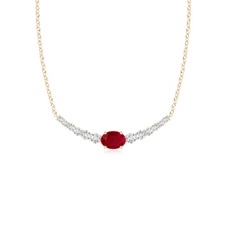 Oval AA Ruby