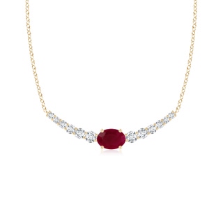 Oval A Ruby