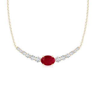 Oval AA Ruby