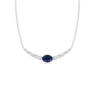 Oval A Blue Sapphire