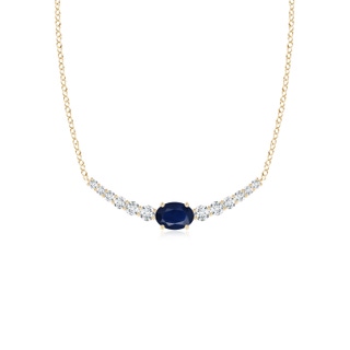 Oval A Blue Sapphire