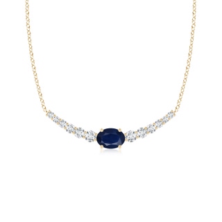 Oval A Blue Sapphire