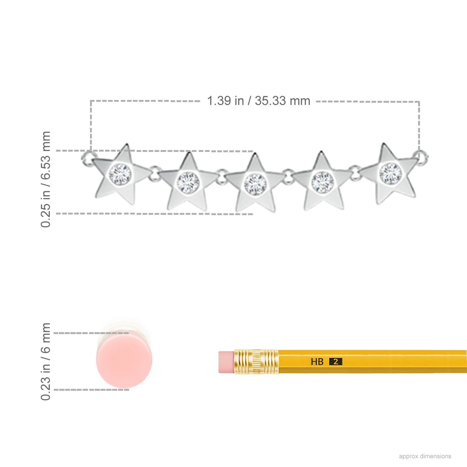 F-G, VS / 0.35 CT / 14 KT White Gold