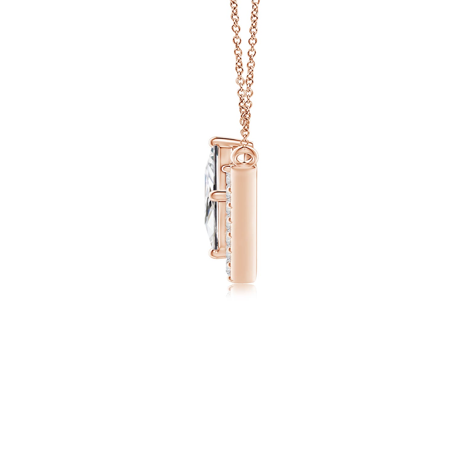 H, SI2 / 0.58 CT / 14 KT Rose Gold