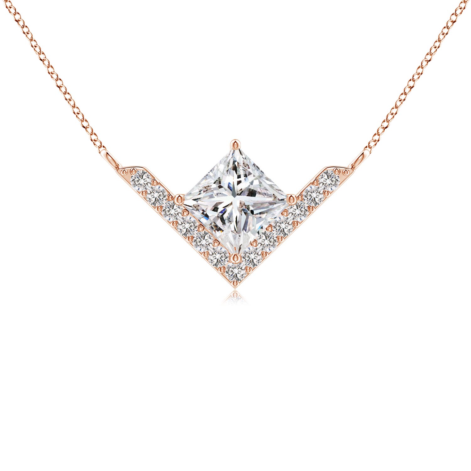 I-J, I1-I2 / 0.58 CT / 14 KT Rose Gold